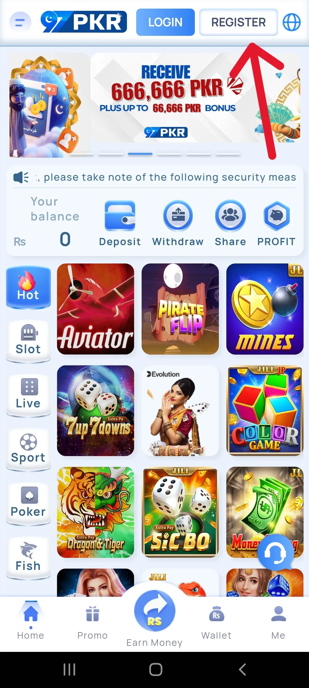 Click-Register Click-Register